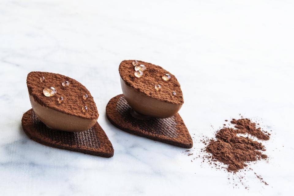 Dusting Cocoa Powder