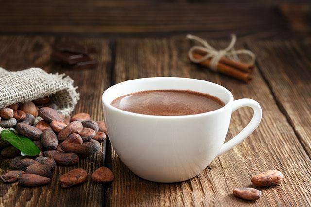 Hot chocolate drink