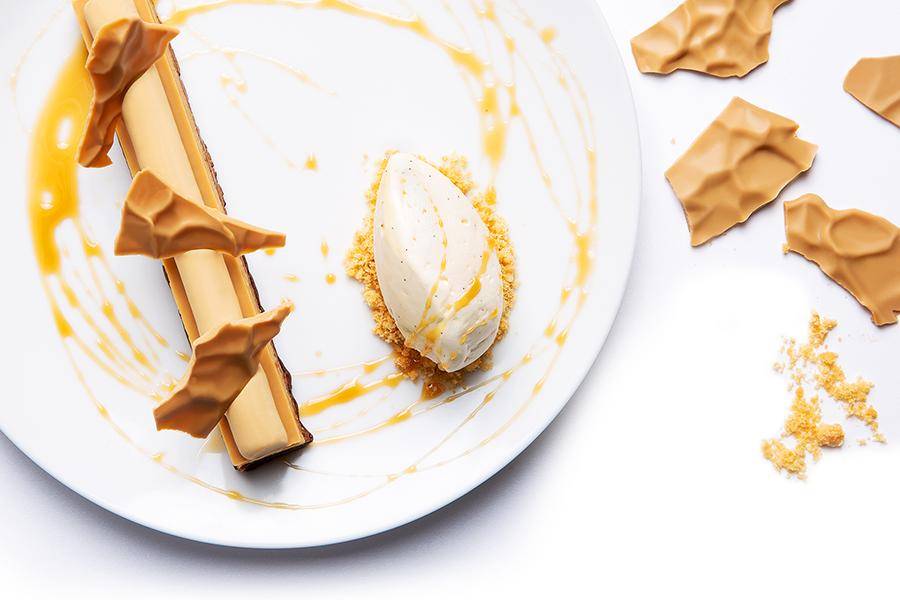 Yuzu & Gold Chocolate Crumble