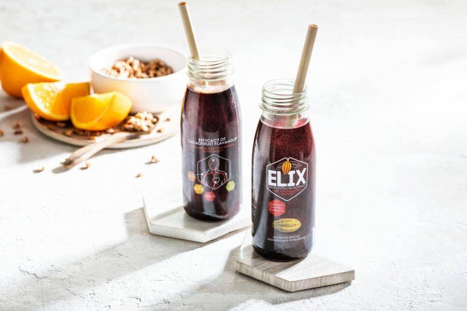 Elix, the nutraceutical drink created with our cacaofruit
