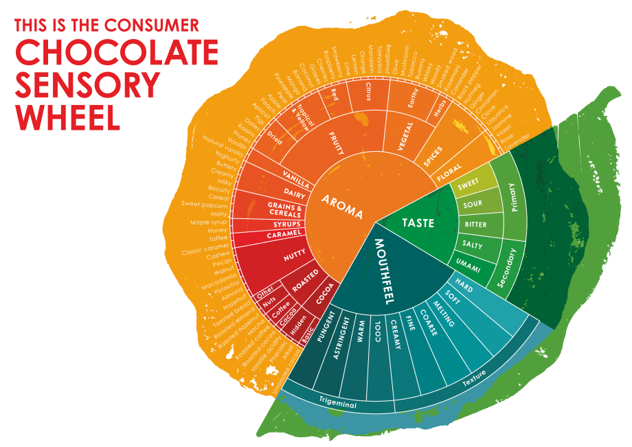 Barry Callebaut's Chocolate Sensory Wheel
