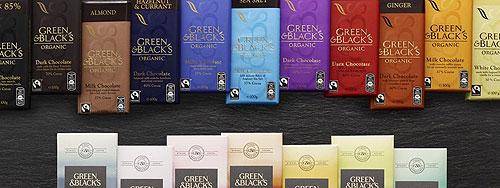 Green&Black's organic chocolate bars