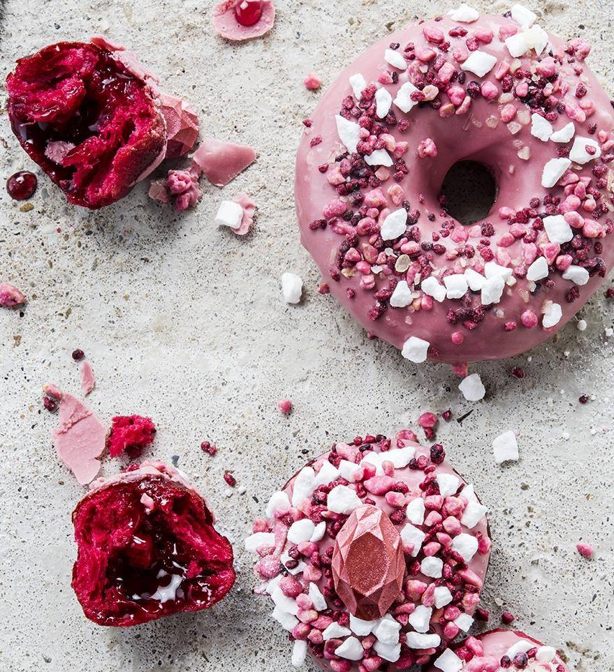Instagenic Ruby chocolate donut