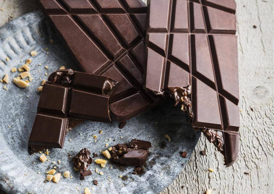 Organic chocolate and Organic nuts