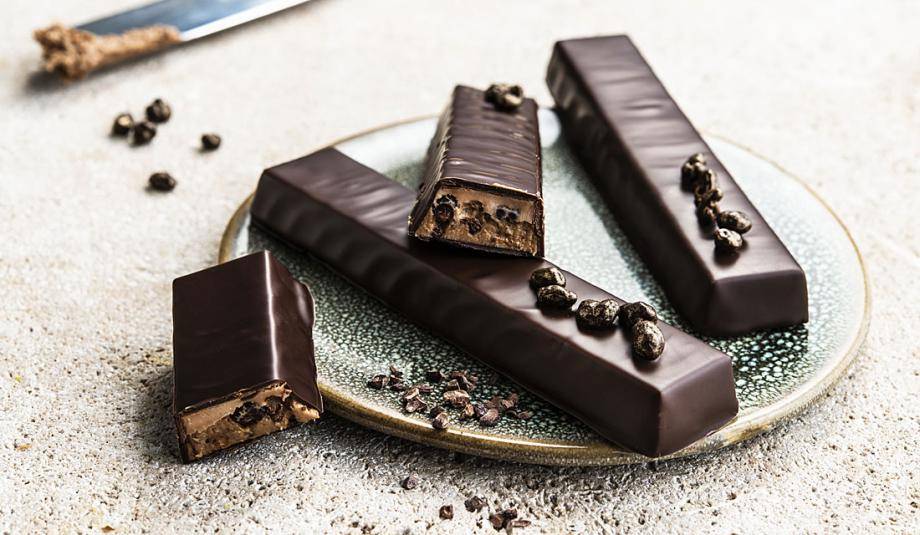 Vegan chocolate snack bars