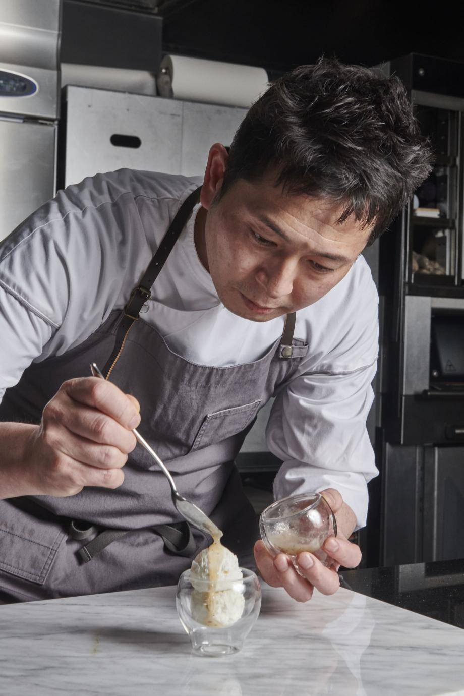 Emori-san creating