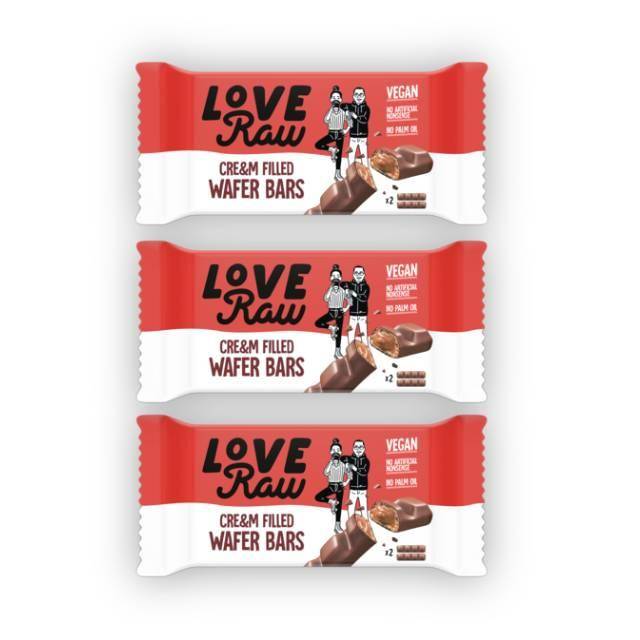 Love Raw (United Kingdom): as delicious as the famous hazelnut-filled wafer bar, yet vegan