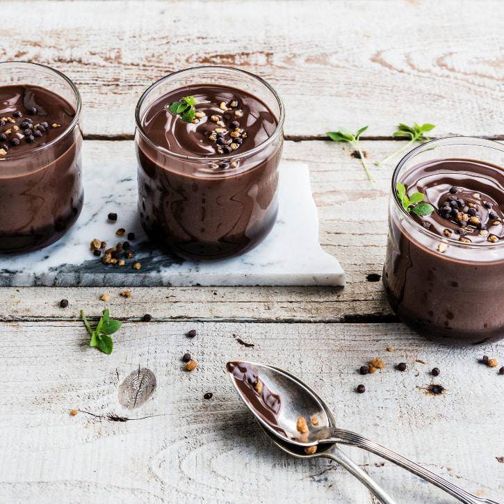 Plant-based cacao pudding