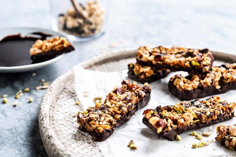 granola bars made with plant-based compound