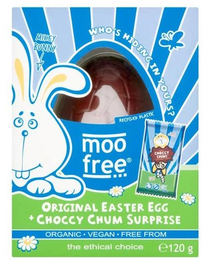 Vegan Easter egg with a surprise inside