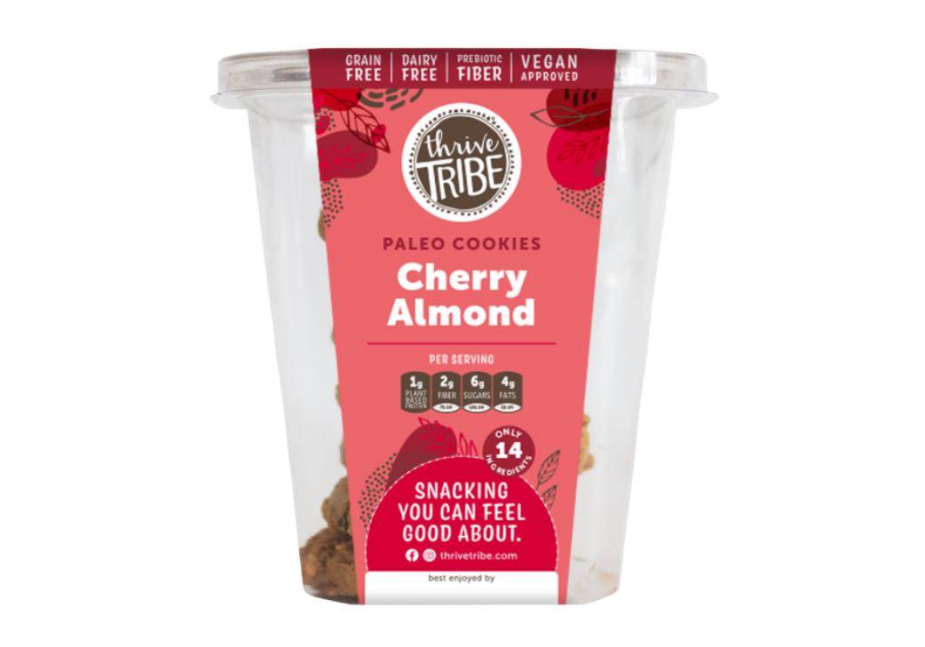 Cherry Almond Paleo Cookies container