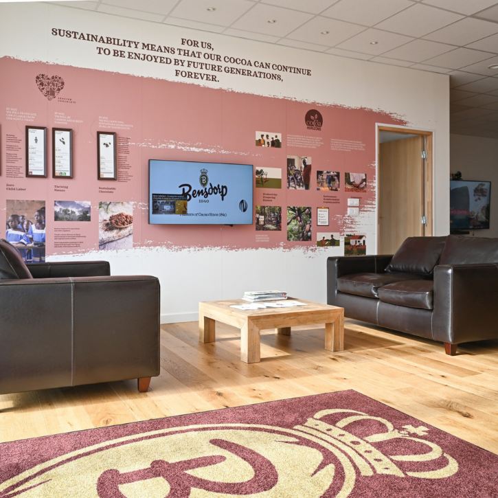 Entrance of the Bensdorp Excellence center