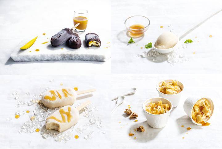 Plant based cacaofruit ice creams made with Cabosse Naturals cacaofruit ingredients