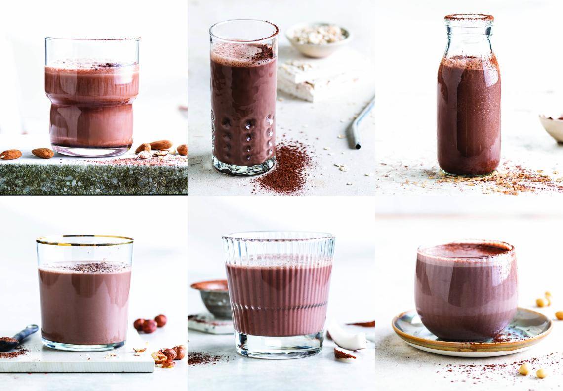 Plant based chocolate drinks made with premium Bensdorp cocoa powders