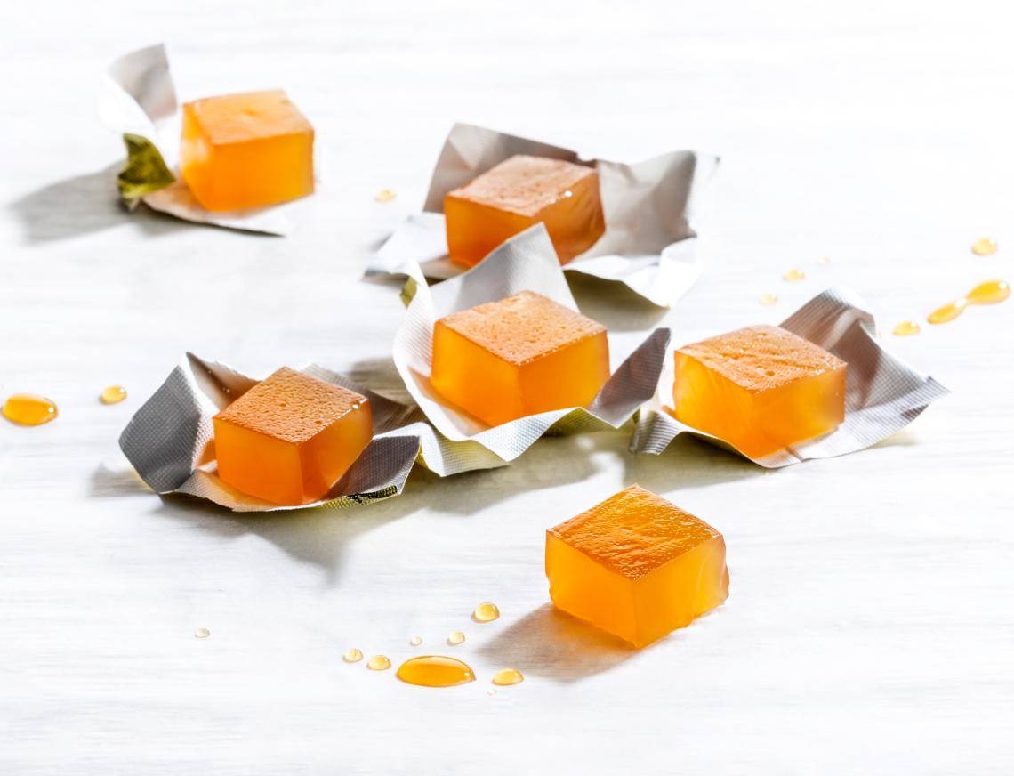 pates de fruits with cacaofruit concentrate 