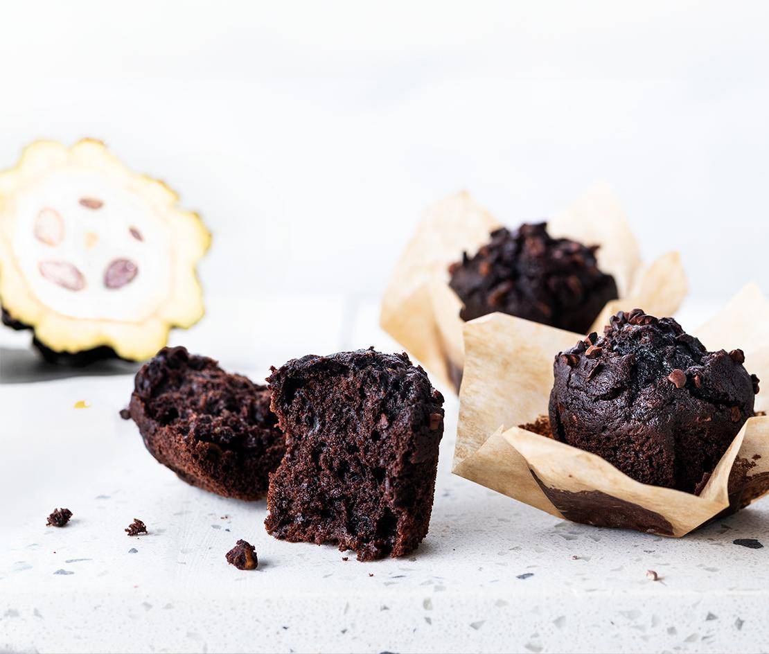 muffin cacaofruit