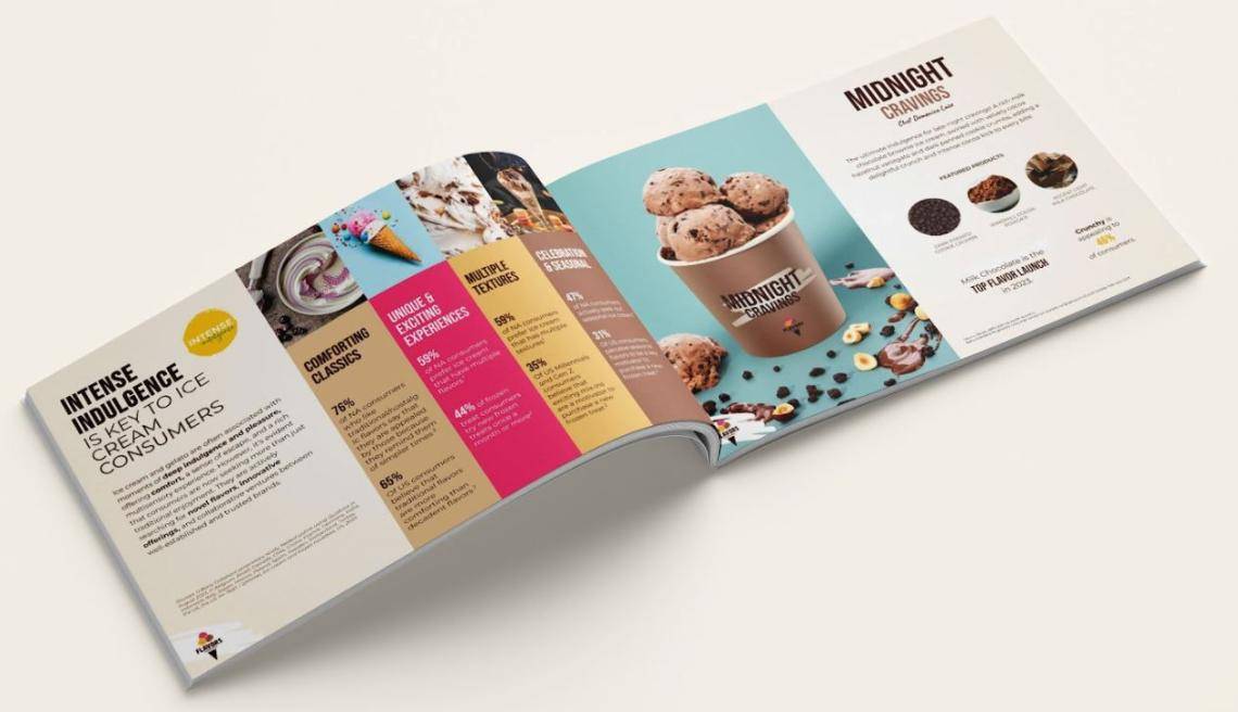Flavors forward brochure image