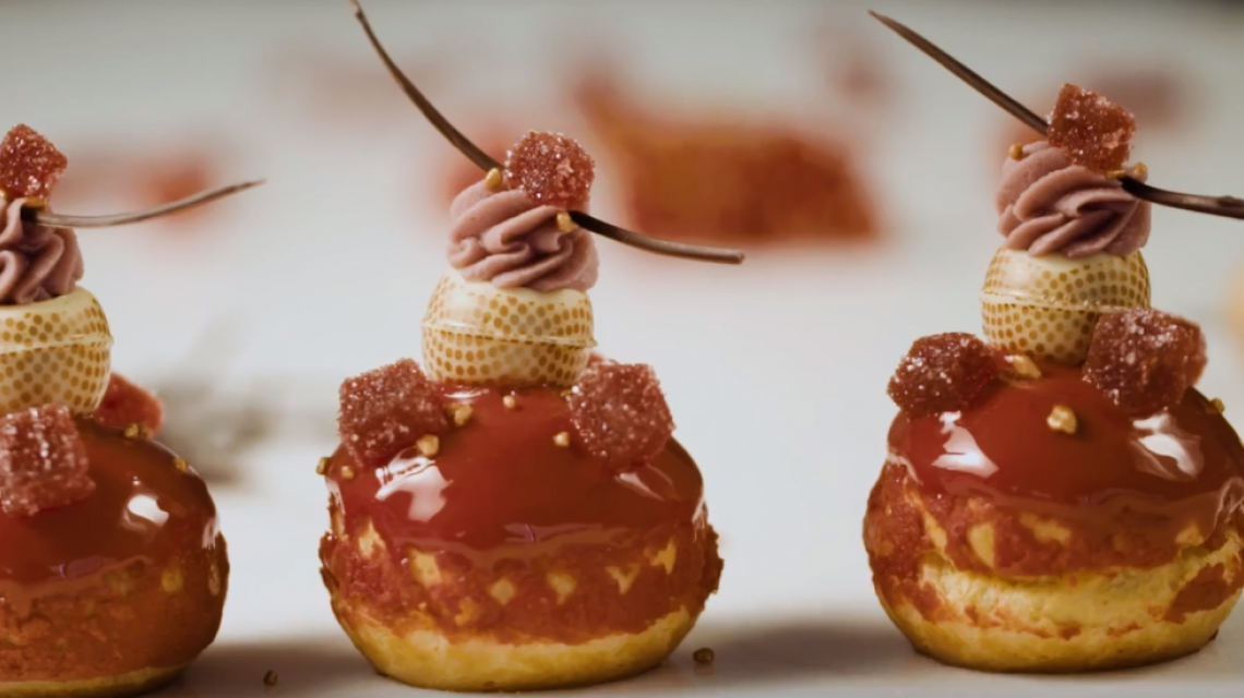 Glazed choux by martin diez