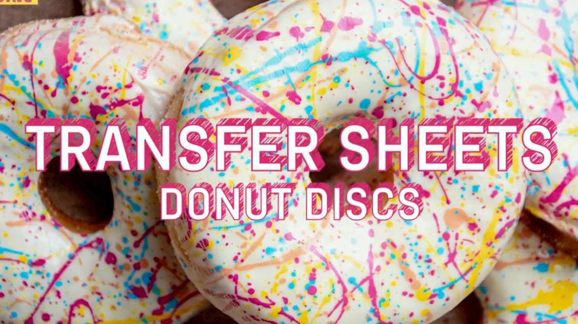 How to add colorful designs to your donuts tutorial