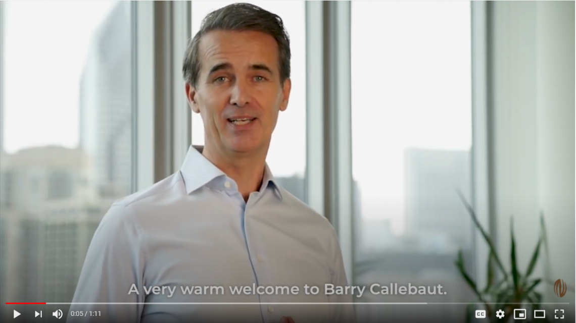 Peter Boone - CEO Barry Callebaut Group