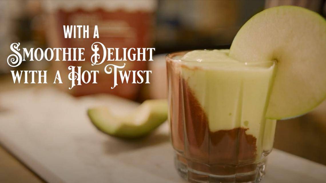Smoothie delight with a hot twist