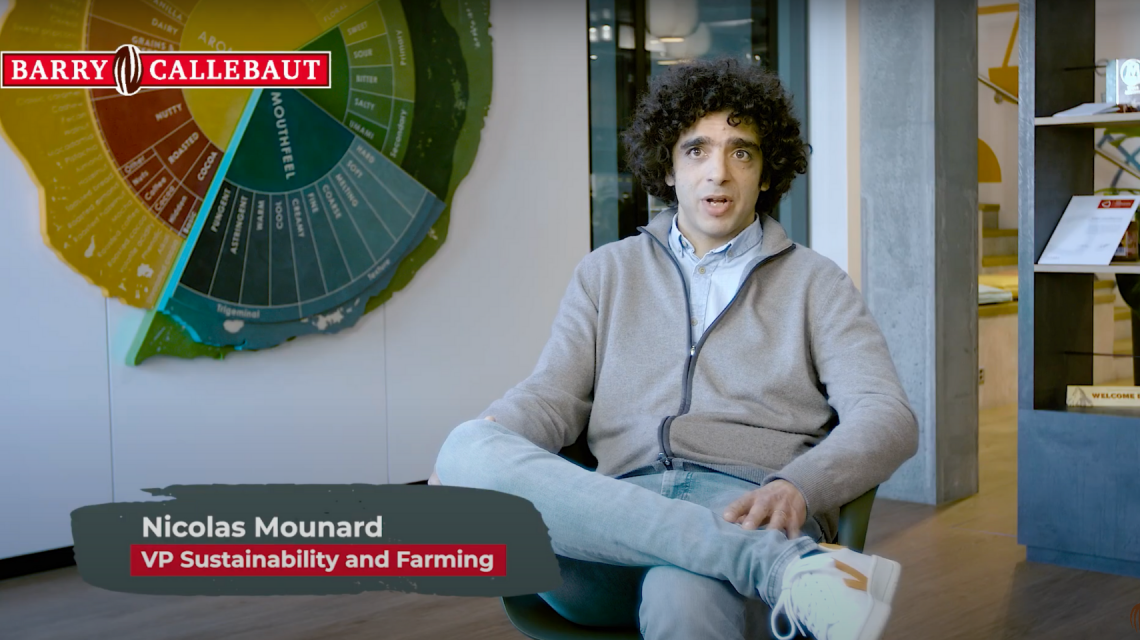 Nicolas Mounard, VP Sustainability and Farming at the Barry Callebaut Group