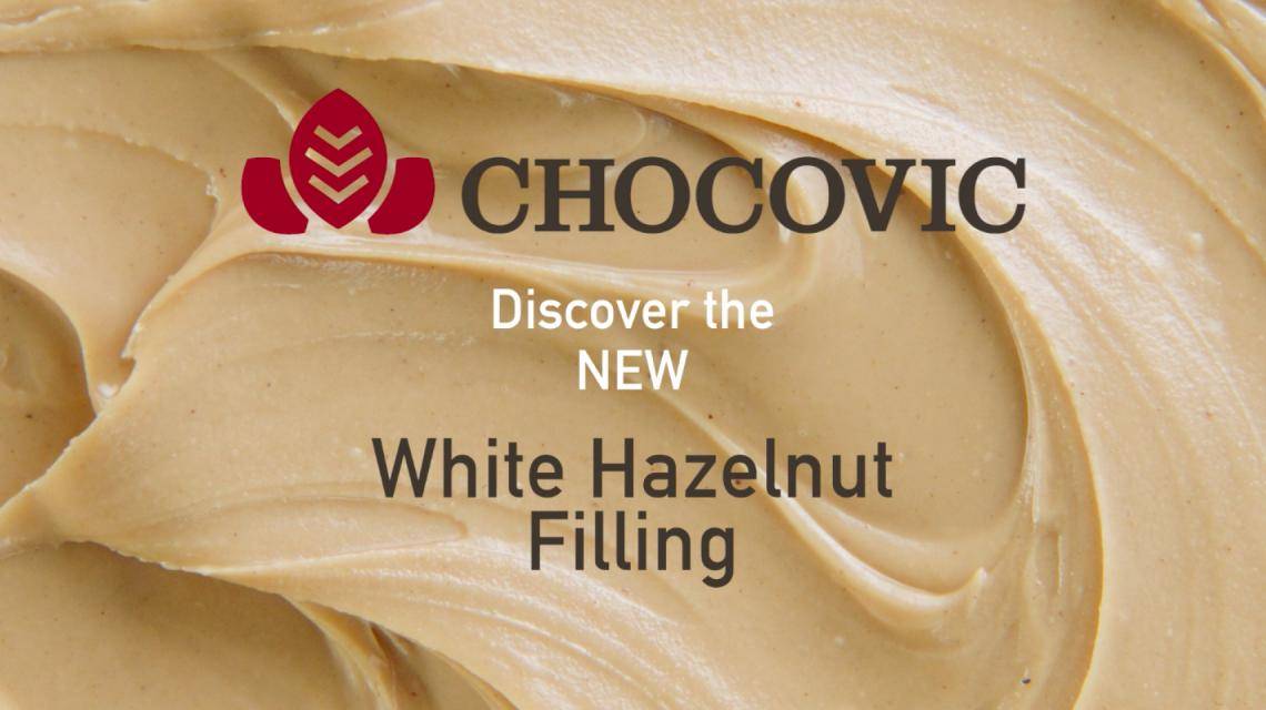 Nueva crema blanca de avellanas Chocovic para pastelería y bollería