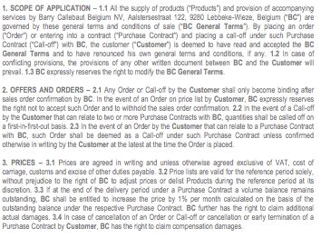 Terms & Conditions of Sale
