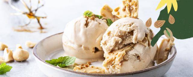Plant-based ice cream