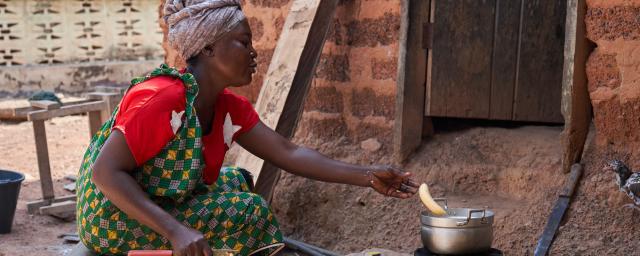 Cook stove in Ghana