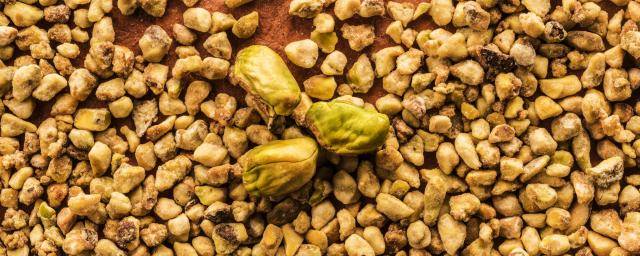 Chopped pistachio sablage