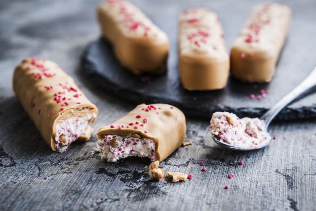 chocolate bars with peppermint