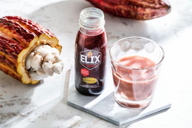 Barry Callebaut first nutraceutical fruit drink Elix