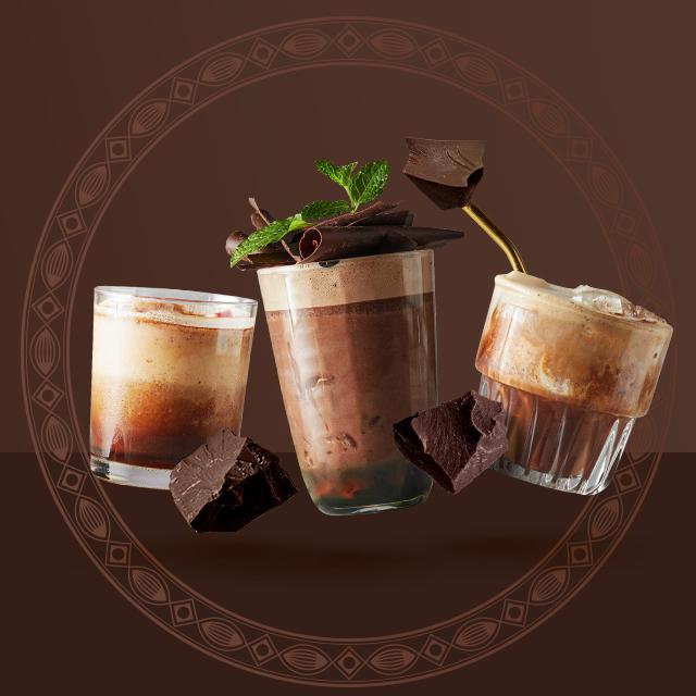 Van Houten Ground Dark chocolate drink