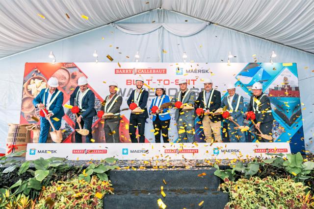 Barry Callebaut and Maersk enter into a long-term partnership with groundbreaking of new cocoa bean warehouse in Malaysia