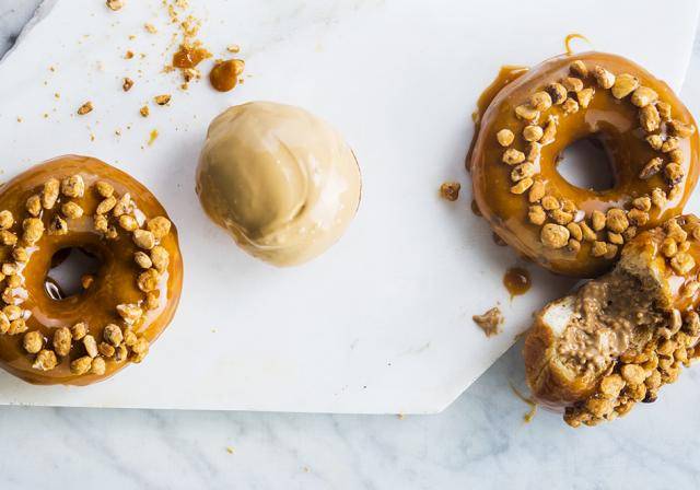 Pastry donut caramel