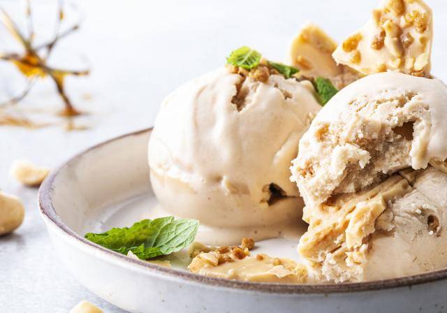 Plant-based ice cream