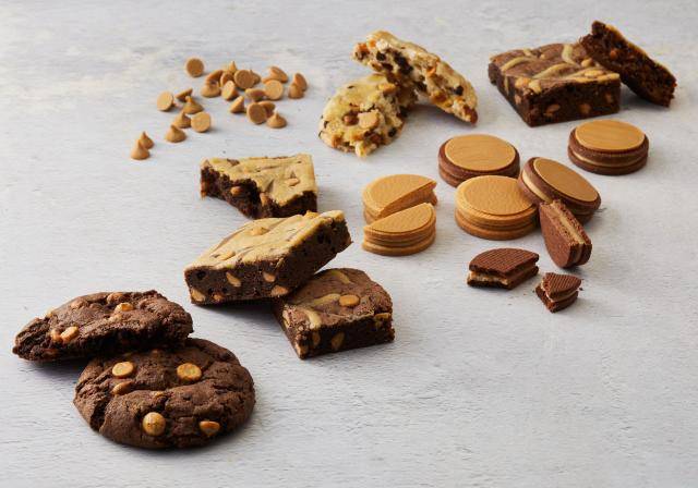 Caramel Cookies, Brownies and Chips